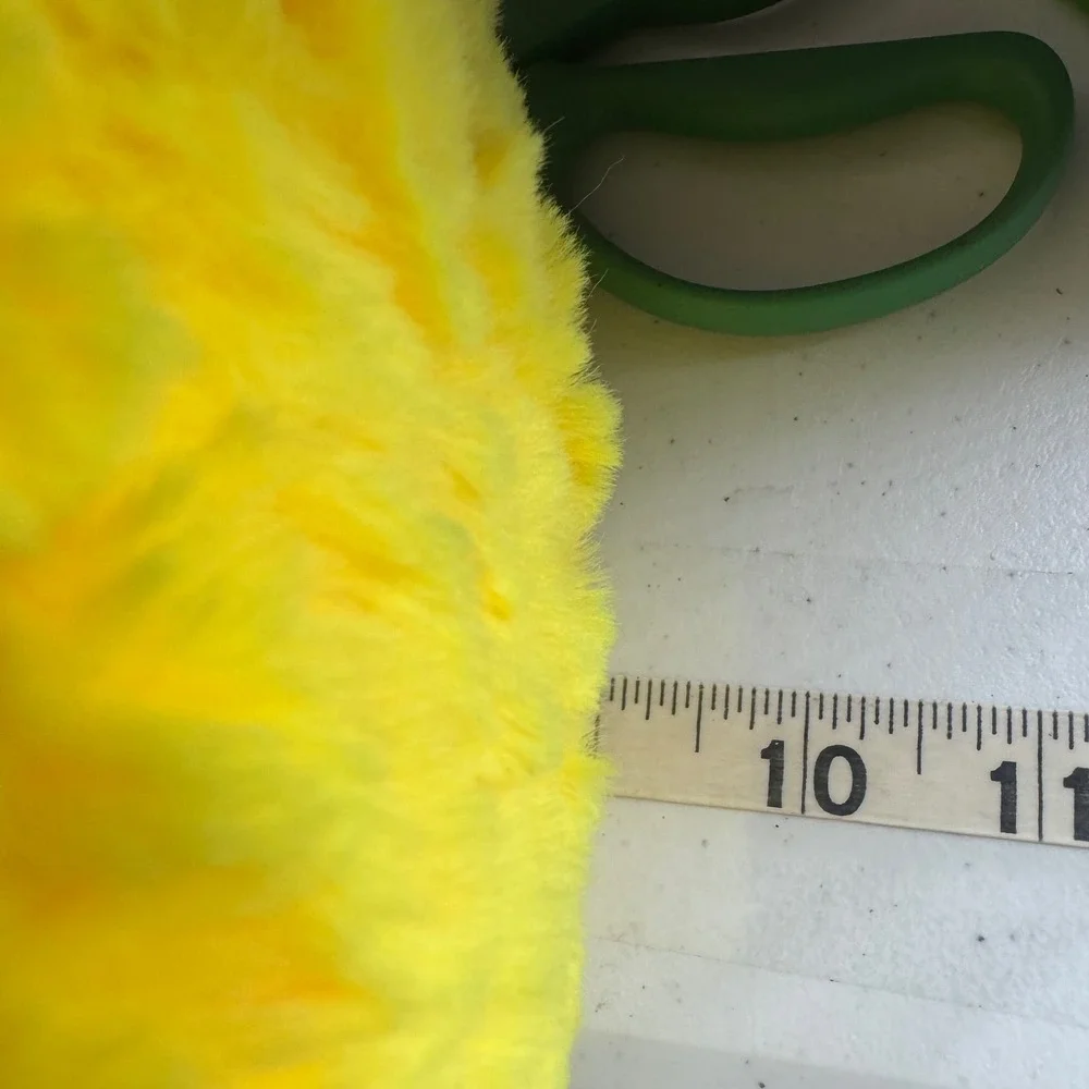 Yellow Duckling Duck Plush Stuffed Animal Round Soft Fat Fuzzy Bird Toy 9